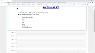 8 Dictionaries in Python