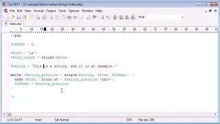 Beginner PHP Tutorial 49 String Functions String Position Part 2 computer tips and triks pro
