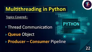 Multithreading in Python Threading in Python Thread Communication in Python Queue Object
