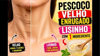 Pescoço Velho Enrugado Com 1 Ingrediente deixa