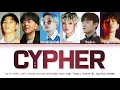 Cypher 도착 - Sik-K, pH-1, Woodie Gochild, HAON, TRADE L, Jay Park (Color Coded Lyrics Han/Rom/Eng/가사)