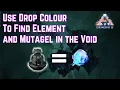 Guide How drop colour can help find mutagel element resources in Genesis 2