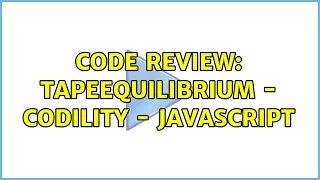 Code Review TapeEquilibrium - codility