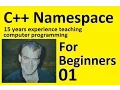 C Namespace for Beginners Part 1 of 5 Using the STD Standard Library