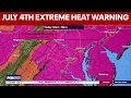 Washington DC extreme heat wave prompts Fourth of July weather warnings