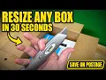 How to Resize a Box to Save on Postage Shipping Supplies