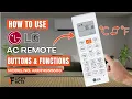 How to Use LG AC Remote Buttons Functions Model No AKB74955603 Heat Pump Remote Guide