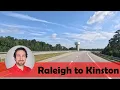 Driving from Raleigh to Kinston North Carolina I-440 I-40 I-42 US70