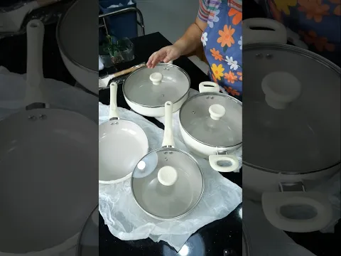 Redchef เชตหม้อกระทะ เคลือบสารกันติด น้ำหนักเบา