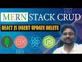 MERN Stack Tutorial React js NodeJs Express and MongoDB Insert update and Delete CRUD Example