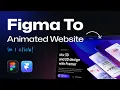 Figma To Real Animated Websites Magically - No Code Needed Figma To Framer Sites