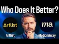 Artlist vs Motion Array Which is the Best Platform for Creators