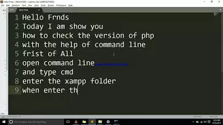 How to check the php version