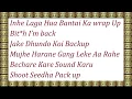 Chusamba|Emiway Bantai|Refix|Instrumental with Lyrics