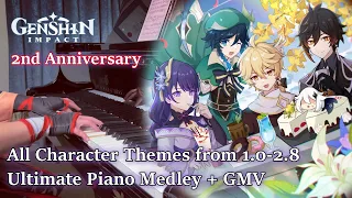 Download All Genshin Impact Character Themes Combined in One Medley /2nd Anniversary Special MP3