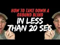 How to Take Down a Ground Blind FAST