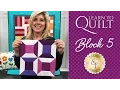 Learn How to Quilt Part 6 for Beginners a Shabby Fabrics Quilting Tutorial
