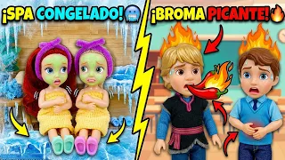 Día de SPA de las Princesas Junior 🧖‍♀️ ¡Y VENGANZA Picante contra los Chicos! 😱 Princesas Disney