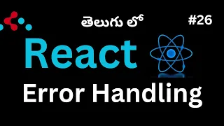 Error Handling in React Telugu
