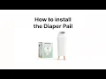 How to use Momcozy Triple-seal Diaper Pail
