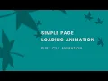 CSS Page loading animation tutorial Learn CSS Animation