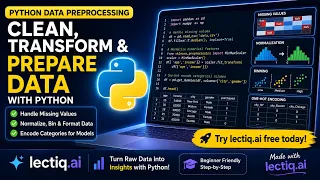 Python Data Preprocessing Clean Transform Prepare Data with Pandas