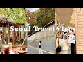 Korea Travel Vlog | Cozy Places in Seoul 🇰🇷 Aesthetic Cafe Hopping, Anguk Eats, Gyeongbokgung Palace