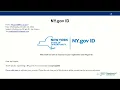 Creating a Personal Ny gov ID