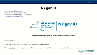 Creating a Personal Ny gov ID