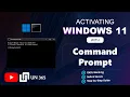 Activating Windows 11 using Command Prompt Completely free 100