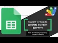 Generate Secure Random Passwords with Google Apps Script