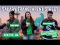 Salary Transparent Street Compilation Seattle WA