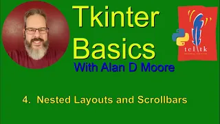 Tkinter Basics 4 Nested Layouts and Scrollbars
