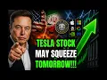 TESLA STOCK MAY SQUEEZE TOMORROW TSLA SPY QQQ ES NQ NVDA AAPL META BTC