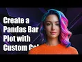 How to Create a Pandas DataFrame Bar Plot with Custom Colors from Colormap