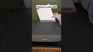 طباعه علي Canon G3420 تجربه ورق ابيض ٨٠ جرام طباعه بالاسود اكتبولى حبين اجرب ايه تاني 