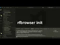 Robot Framework Browser Library - VS Code Configuration