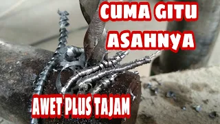 edisi mengasah mata bor besi simple klo gitu caranya 