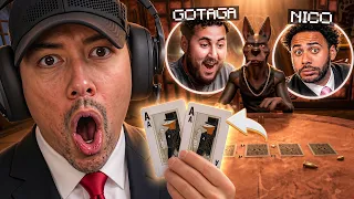 Le MEILLEUR joueur de POKER au MONDE !! 😎🤯 (Liar's bar) ft. Nico, Gotaga & Doigby