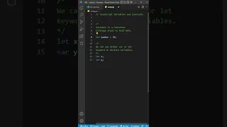 JavaScript Variables and Constants Part 1 JavaScript Tutorial for Beginners