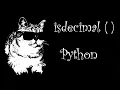 isdecimal method