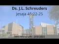 Download Lagu HHG Moria 24-08-2025 10:00 uur - ds. J.L. Schreuders - Jesaja 45:22-25