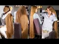 RealRapunzels Brunette Office Rapunzel Photoshoot