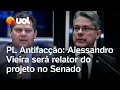 Lagu PL Antifacção: Alessandro Vieira será relator do projeto no Senado, anuncia Davi Alcolumbre