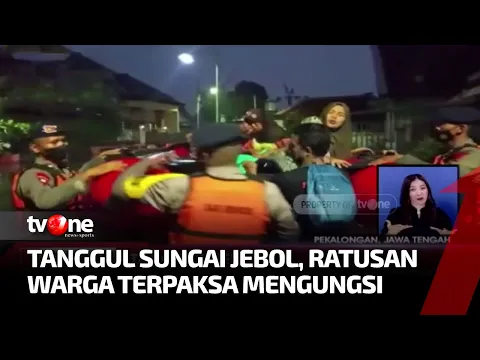 Tanggul Sungai Meduri Jebol, Ratusan Rumah di Pekalongan Terendam Banjir