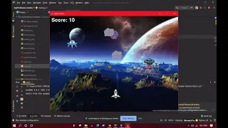 Space Fire Game Using Python