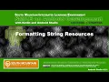 Android 03P - Formatting String Resources