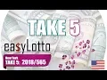 TAKE 5 results Oct 27 2018