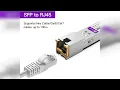 Overview 1000BASE-T SFP Transceiver SFP to RJ45 1 25G Copper SFP to Ethernet Module Compatibl