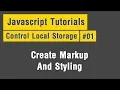 Control Local Storage - Arabic JavaScript Tuts